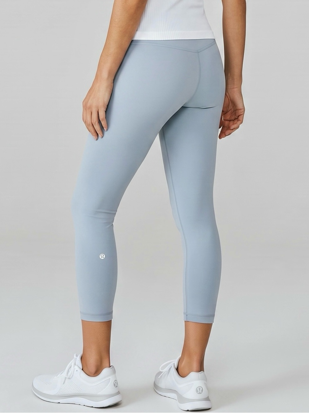 Lululemon Wunder Train High-Rise Crop 23” Leggings Chambray Blue 6